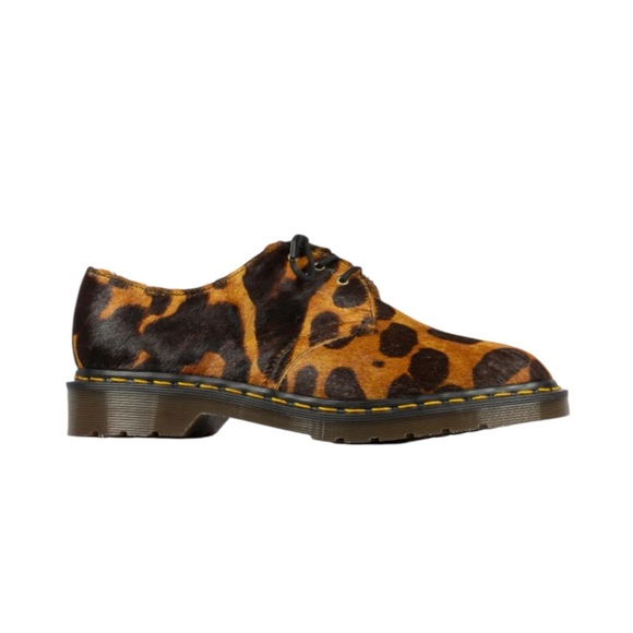 DR MARTENS 1461 OCELOT DARK BROWN SIZS 8 MEN OR 9 WOMEN - Picture 1 of 1